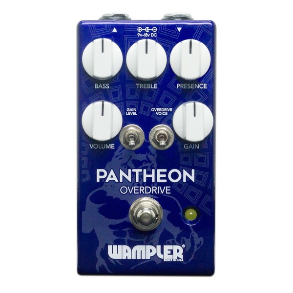Wampler Pantheon Overdrive Pedal - Front