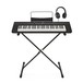 SDP-1 Piano-Style Keyboard by Gear4music + Stand and Headphones