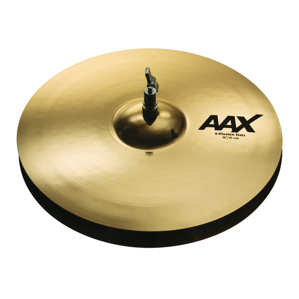 Sabian AAX 16'' X-Plosion Hi-Hat Cymbals, Brilliant Finish - Main Image