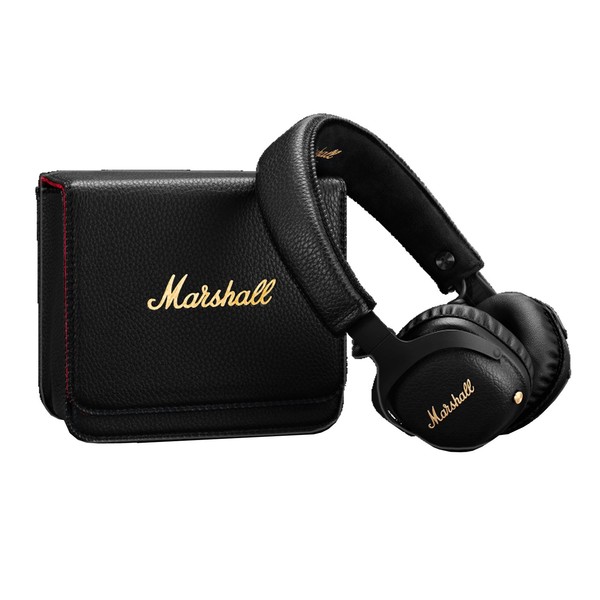 Marshall MID A.N.C. Noise Cancelling On-Ear Headphones, Black at