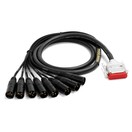 Mogami 2932 Multicore Cable with DB25 and 8 Neutrik Male XLR, 1.5m