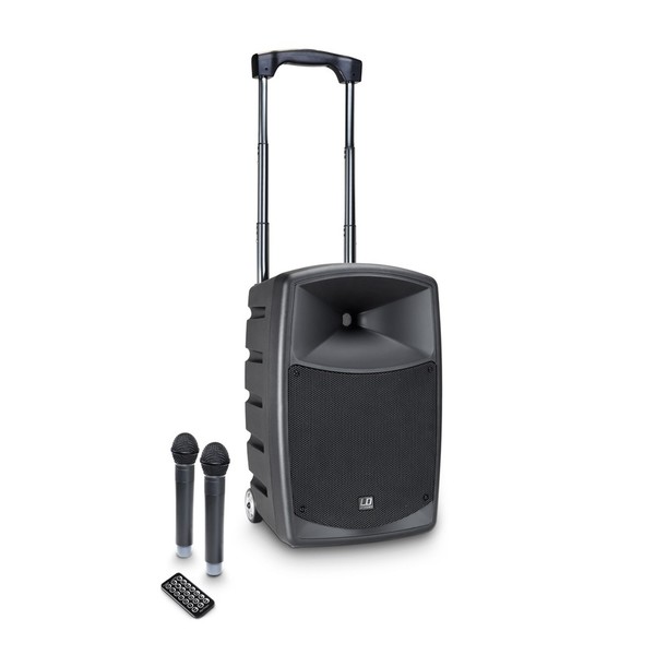 LD Systems Roadbuddy 10 Portable PA Speaker with Handheld Microphones