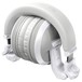 HDJ-X5BT Bluetooth DJ Headphones, White - Folded