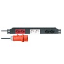 Adam Hall 19'' EU 3 Circuit 6 Socket Power Strip