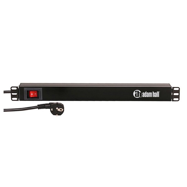 Adam Hall 19'' French Power Strip, 8 Sockets Front Panel