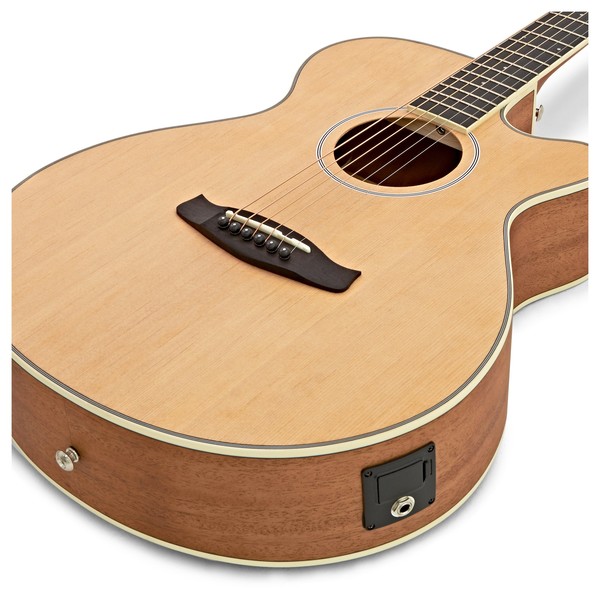 Tanglewood TWISFCEN Inscription Super Folk Cutaway Electro Acoustic close