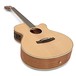 Tanglewood TWISFCEN Inscription Super Folk Cutaway Electro Acoustic angle