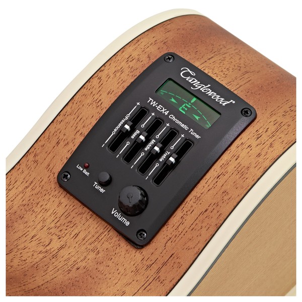 Tanglewood TWISFCEN Inscription Super Folk Cutaway Electro Acoustic tuner