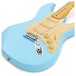 LA II Electric Guitar SSS by Gear4music, Pelham Blue