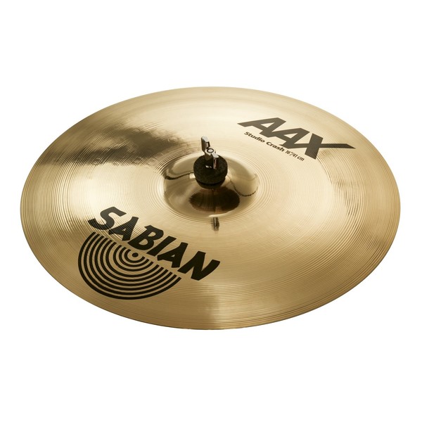 Sabian AAX 16'' Studio Crash Cymbal, Brilliant Finish - Main Image