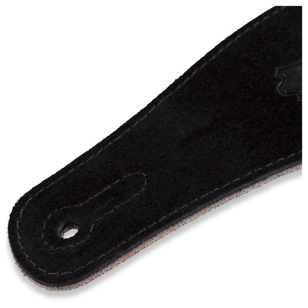 Levys MS26 Suede Leather Strap, Black End