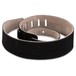 Levys MS26 Suede Leather Strap, Black Rolled