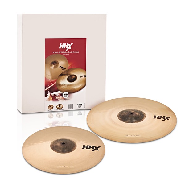 Sabian HHX X-Plosion 16'' and 18'' Crash Bundle