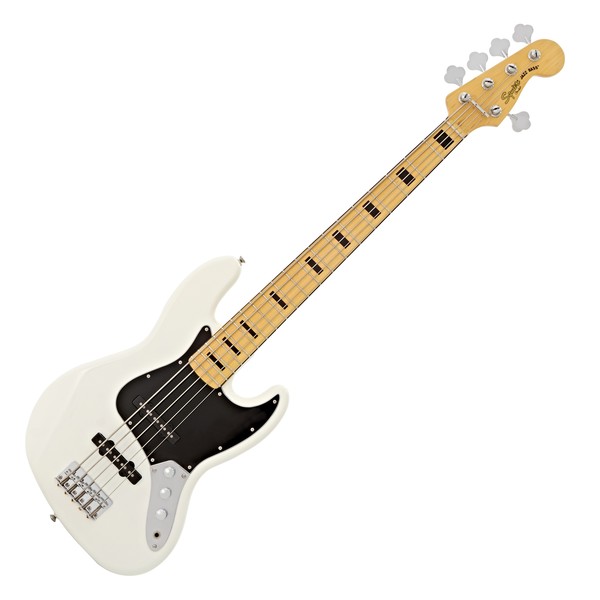 Squier Vintage Modified Jazz Bass V 5-String, Olympic White