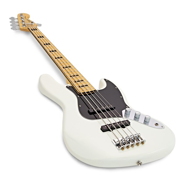 DISC Squier Vintage Modified Jazz Bass V 5-String, Olympic White