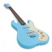 Silvertone 1449 Electric Guitar, Daphne Blue angle