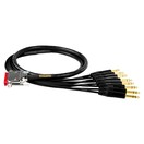 Mogami 2932 Multicore Cable - DB25 and 8 Neutrik Male TRS Jack, 3m