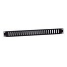 Adam Hall 19'' U Shaped Ventilation Panel With Vertical Slots, 1U