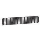 Adam Hall 19'' U Shaped Ventilation Panel With Horizontal Slots, 2U