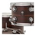 Natal Café Racer 18'' 3pc Shell Pack, Pinstripe Veneer w/Free Snare - Rack Toms