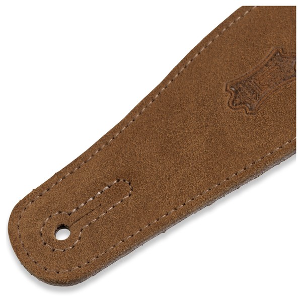 Levys MS26 Suede Leather Strap, Honey End