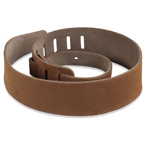 Levys MS26 Suede Leather Strap, Honey Rolled