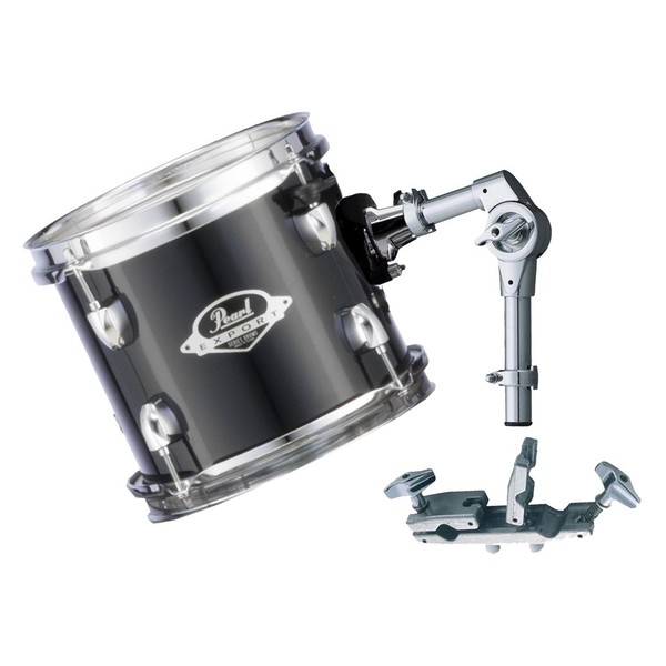 Pearl EXX 8x7 Add-On Tom Pack With TH70s & ADP-20, Jet Black