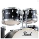Pearl Export EXX 22'' US Fusion Drum Kit, Satin Shadow Black - Rack Toms