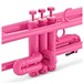 Tromba Plastic Trumpet, Pink keys