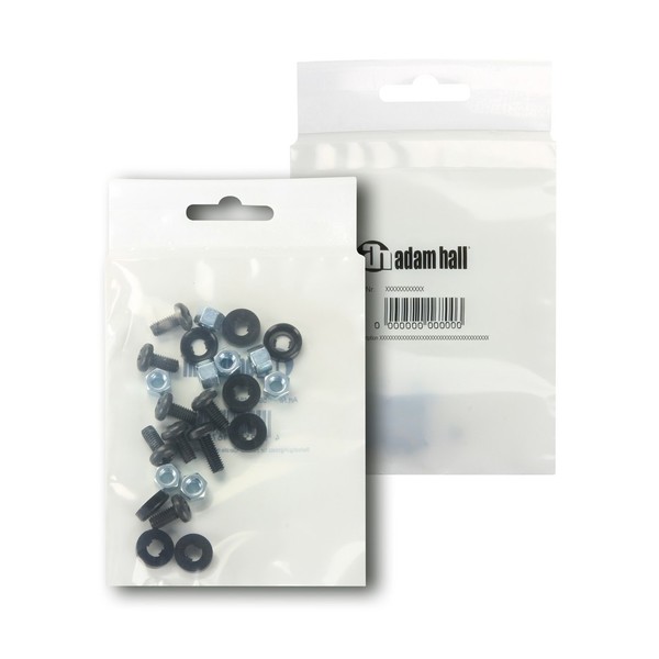 Adam Hall Mounting Kit For Two 19'' Units With Hex Nuts M6 Bag
