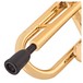 Tromba Plastic Trumpet, Metallic Gold mouthpiece