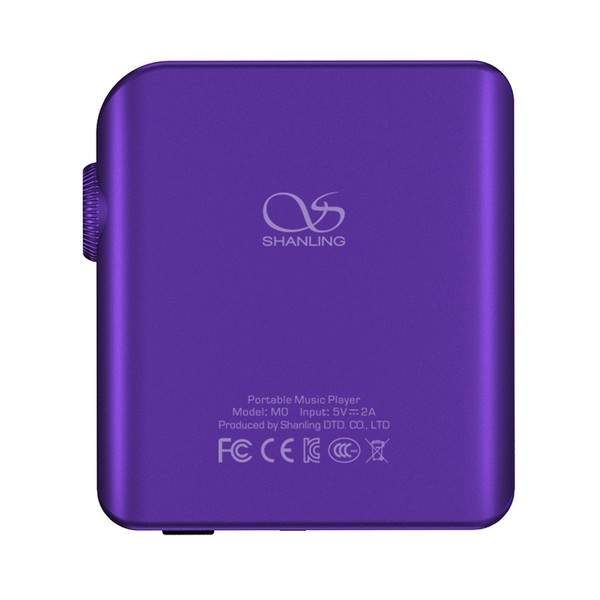 Shanling M0 Lossless Digital Audio Player, Purple - Rear