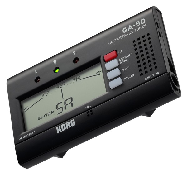 Korg GA-50 Guitar Tuner Slanted View