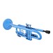 Tromba Plastic Trumpet, Metallic Blue back