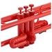 Tromba Plastic Trumpet, Red