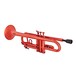 Tromba Plastic Trumpet, Metallic Red back