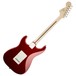 Squier Standard Strat MN, Candy Apple Red Back