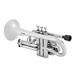 Tromba Plastic Cornet, Silver back