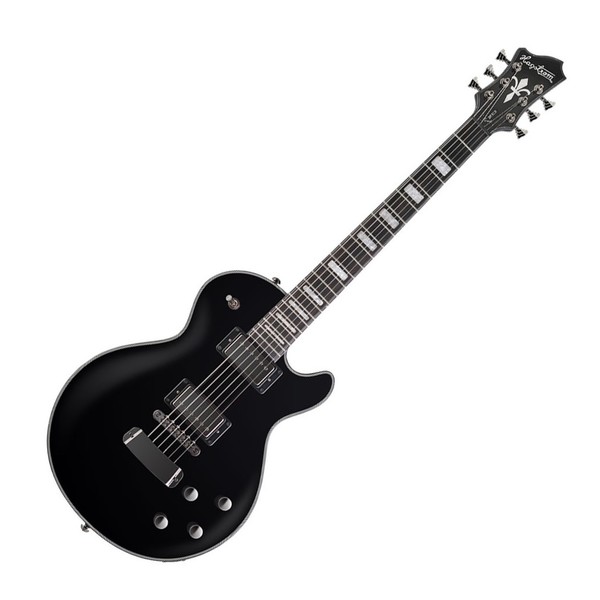 Hagstrom Super Swede Dark King Ltd, Black Gloss - Front