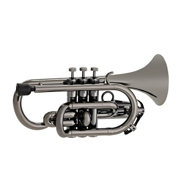 Tromba Plastic Cornet, Metallic Black