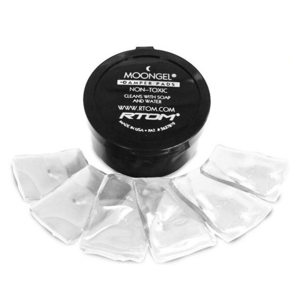 MoonGel Damper Pads by Rtom, Pot of 6, Clear
