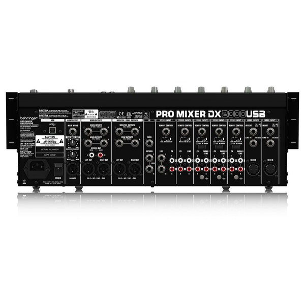 Behringer DX2000USB DJ Pro Mixer (Left Up)