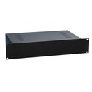 Adam Hall 19'' Rackmount Housing With Ventilation Slots, 2U