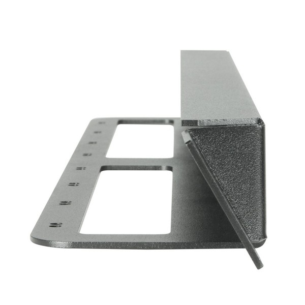 Adam Hall 19'' Angled Rack Panel For 8 x D-TYPE Sockets Side View