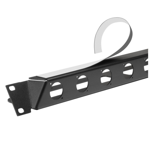 Adam Hall 19'' Angled Rack Panel For 8 x D-TYPE Sockets Adhesive Strip