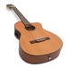 Cordoba LP 1/2 Size Electro Acoustic Travel Guitar, Nylon String angle