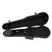 Gewa Air 1.7 Shaped Violin Case, Black Gloss, Inside