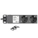 Adam Hall 19'' EU Power Strip, 8 Sockets Label