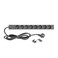 Adam Hall 19''-EU-Steckdosenleiste 8-fach mit USB-Ladebuchsen