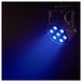 7 x 10W Flat Par Can by Gear4music